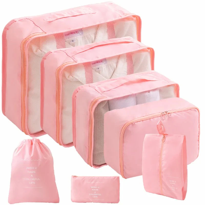 Oxford Fabric Travel Packing Cubes