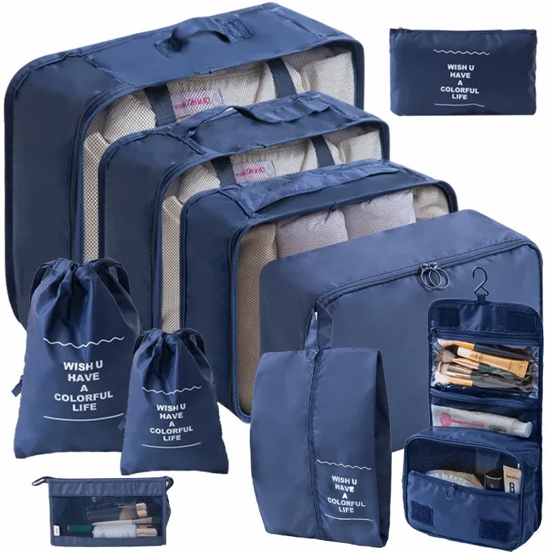 Oxford Fabric Travel Packing Cubes