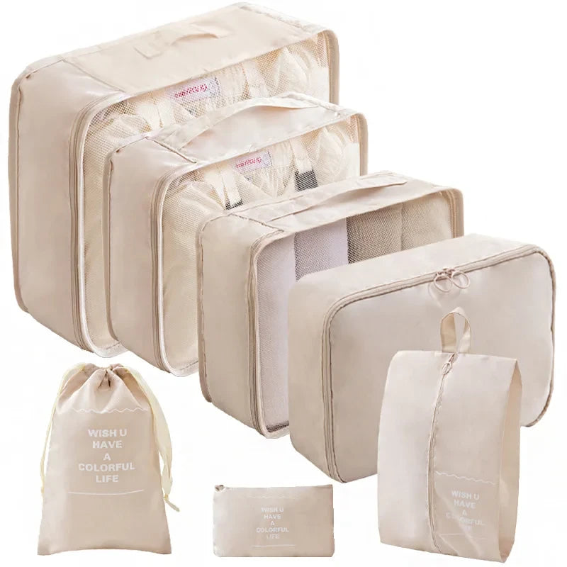 Oxford Fabric Travel Packing Cubes
