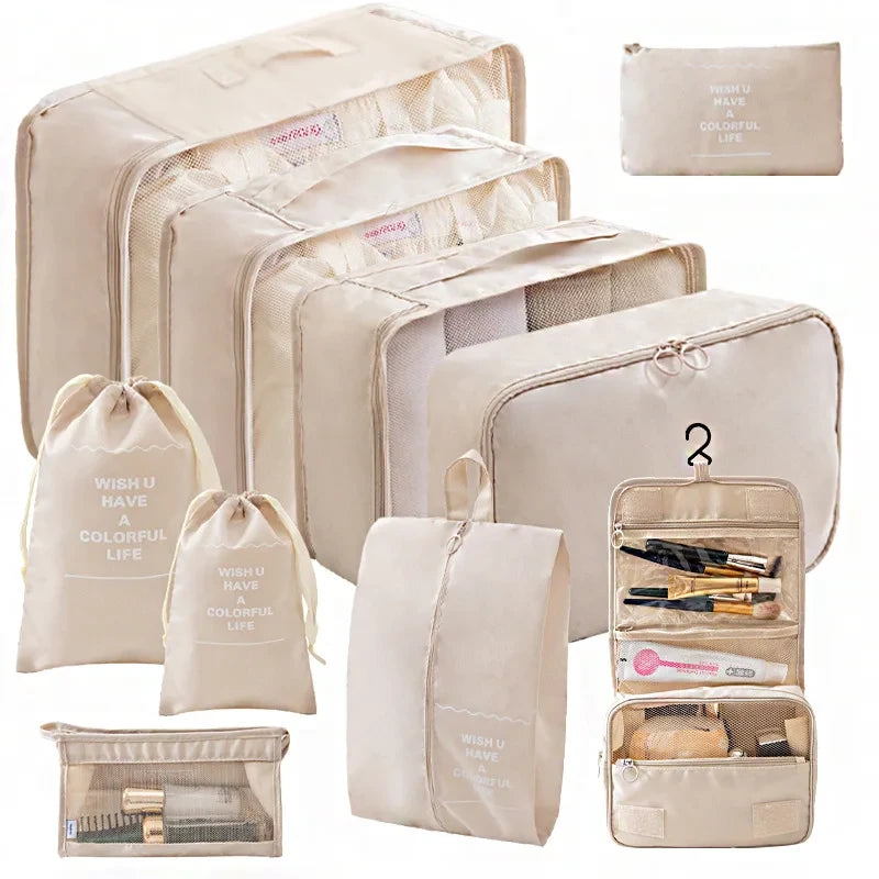 Oxford Fabric Travel Packing Cubes